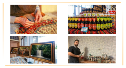 RCEP博覽會國家館介紹 伊朗國家館運營商與紡織品購銷商人默罕默德